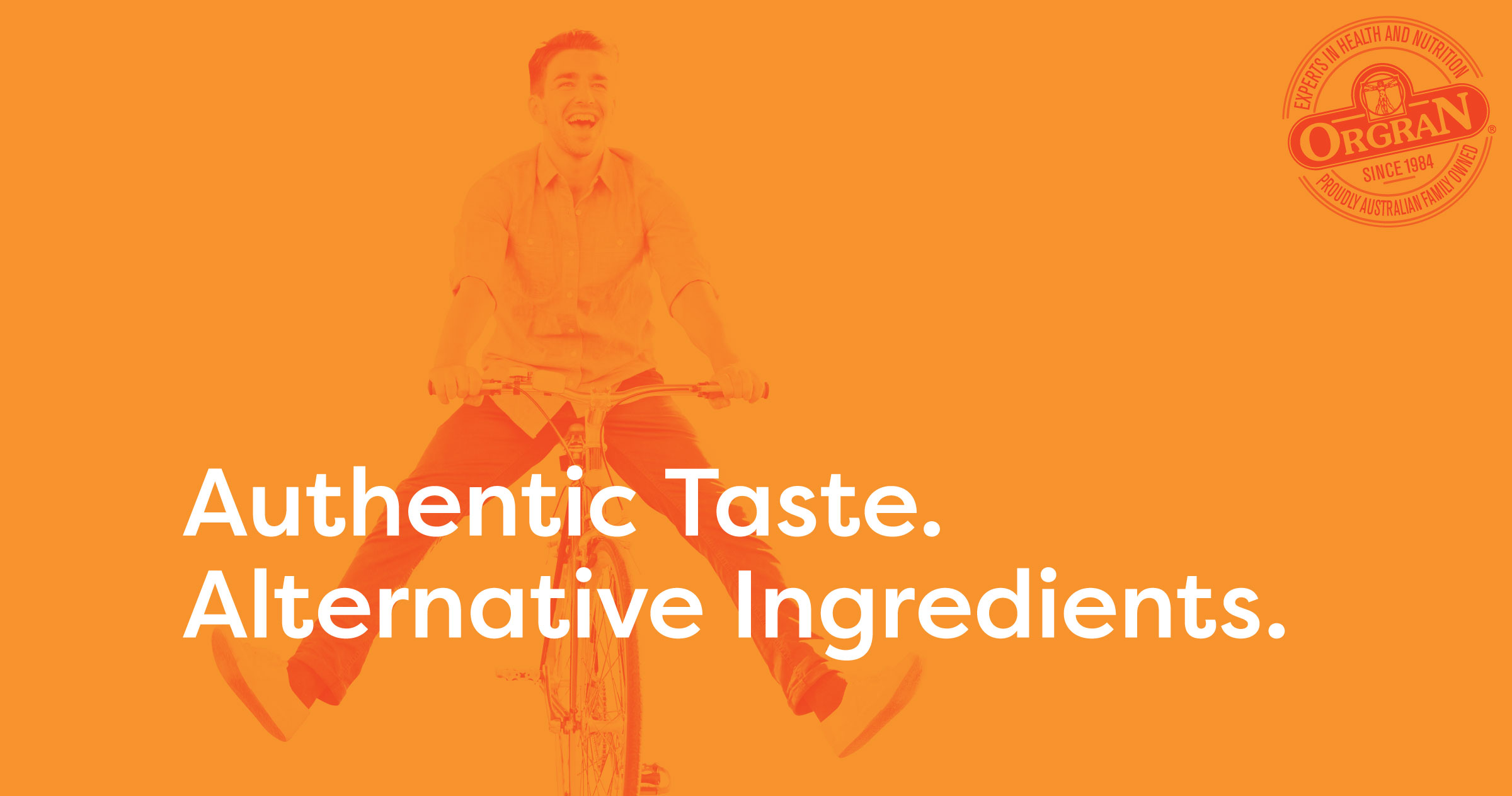 Authentic Taste. Alternative Ingredients.
